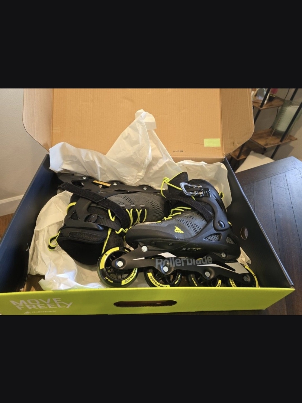 Womens Macroblade 80 Inline Skates ~ Black and Lime Green ~ NWT $89 - Picture 5 of 5